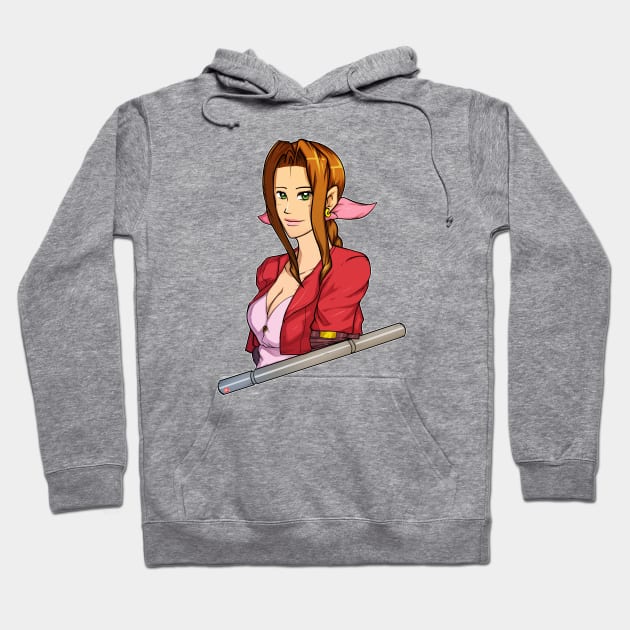 Aerith - FF7 Hoodie by PRWear